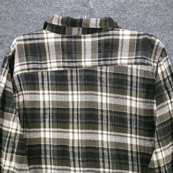 Stanley Men's Button Up Shirt Multicolor Medium Long Sleeve Plaid Flannel - Picture 6 of 11